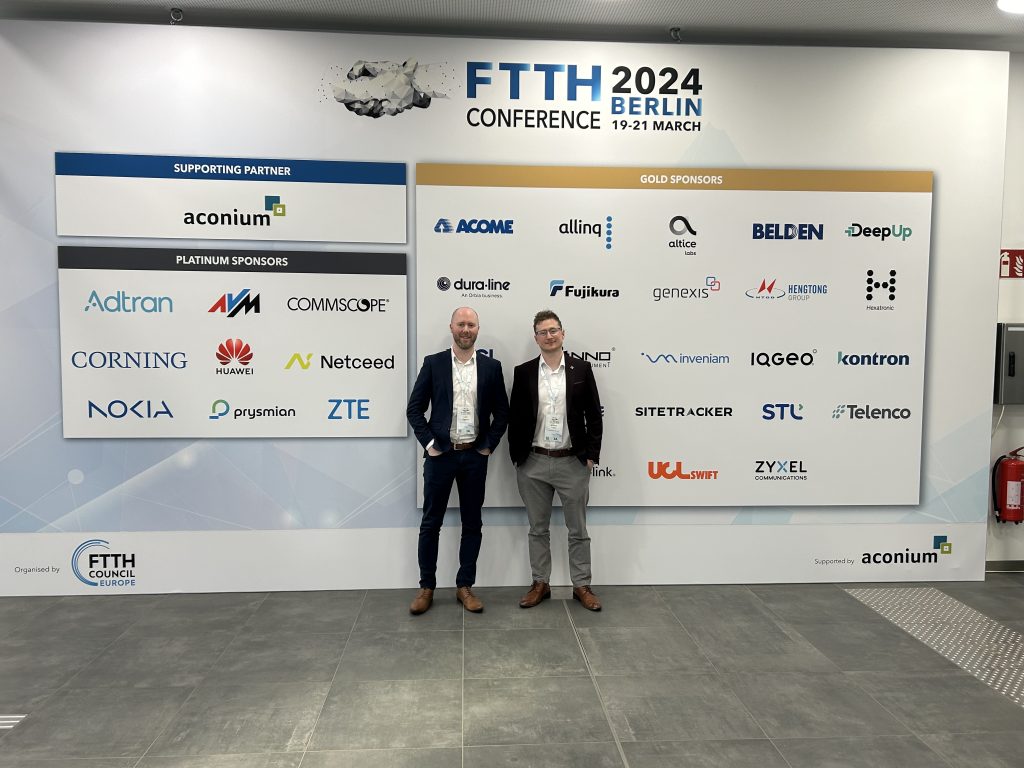 Will Tobin and Colin Higgins at FTTH Conference 2024