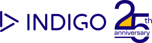 Indigo Anniversary Logo 25 Years