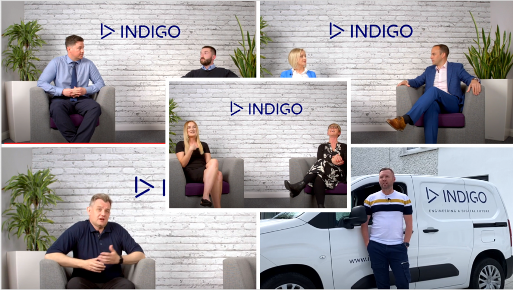 Indigo people in the office