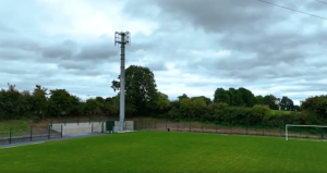 wireless tower in a sports field